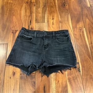 BKE girl Stylish Black Denim Shorts size 16 lightly used